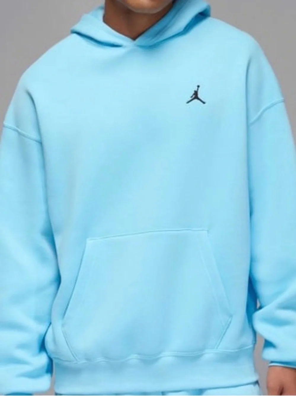 Jordan Essentials Oversized Hoodie & Wide-Leg Jogger Set Blue